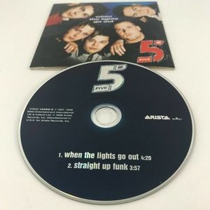 Take Five "When the Lights Go Out" CD - Authentic, Excellent Condition, Single